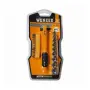 Мини тресчотка 1/4'' с вложки и битове 20 части, снимка 2