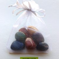 Комплекти камъни „Седем чакри“. В торбичка органза. Идея за подарък., снимка 4 - Арт сувенири - 35603844