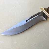 Стабилен и тежък ловен нож, кания 190 х300, снимка 4 - Ножове - 42249240