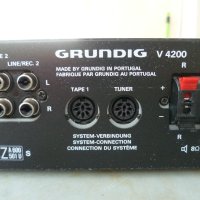 Усилвател Grundig V 4200, снимка 5 - Ресийвъри, усилватели, смесителни пултове - 42665484