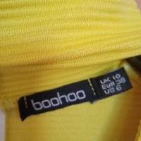 Жълта рокля Boohoo , снимка 5 - Рокли - 36963345