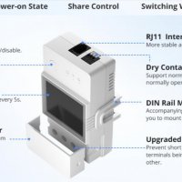 SONOFF TH Elite TH16 16A WiFi интелигентен термостат със сензор за влажност и температура, снимка 2 - Отоплителни печки - 37918172