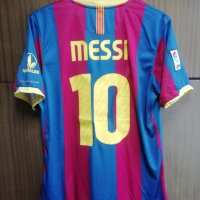 Barcelona #10 Lionel Messi Nike 2010/2011 оригинална тениска фланелка Барселона Меси L, снимка 1 - Тениски - 42923213