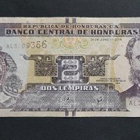 Хондурас . 2 лемпири. 2019 година., снимка 1 - Нумизматика и бонистика - 44506574