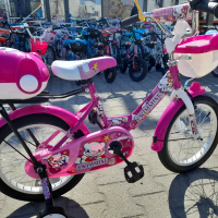 MONI 1682 Велосипед 16" розов, снимка 1 - Велосипеди - 44583718