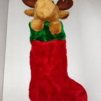 нов коледен чорап с елен , снимка 6 - Други - 35355956