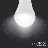 LED лампа 11W E27 с Микровълнов сензор-ден и нощ, снимка 4 - Крушки - 35334421