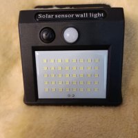 Соларни охранителни светлини, Сензор за движение, IP 65, 40LED, 6 броя, снимка 8 - Соларни лампи - 42835845