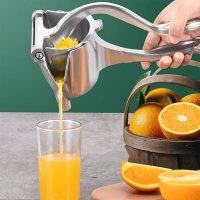Ръчна преса за лимон и други цитрусови плодове / Портативна ръчна сокоизтисквачка - КОД 3721, снимка 2 - Сокоизстисквачки и цитрус преси - 37343356