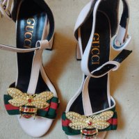 Дамски обувки / сандали на ток  нови , снимка 1 - Дамски обувки на ток - 42179142