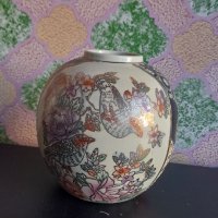 Антика старинна ваза SATSUMA изцяло ръчна израбатка  , снимка 2 - Антикварни и старинни предмети - 37705180