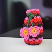 Красиви ръчно плетени вази, снимка 7 - Вази - 32188846