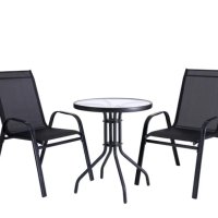 ПРОМОЦИЯ! Градински комплект - маса с 2 стола от плат, снимка 2 - Столове - 42807612