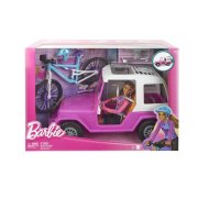 Кукла Mercado Trade, Барби с джип и велосипед, снимка 4 - Кукли - 42923875