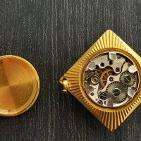 Чайка брошка часовник, снимка 10 - Антикварни и старинни предмети - 39460708