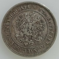 Монета Финландия 2 Марки 1872 г. Александър II /4, снимка 2 - Нумизматика и бонистика - 37860275