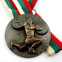 Спорт-Вдигане на тежести-Медали-Значки, снимка 4 - Колекции - 35402649