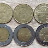 Лот 6 монети ИТАЛИЯ  л34, снимка 1 - Нумизматика и бонистика - 33739797