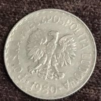 1 злота Полша 1980, снимка 1 - Нумизматика и бонистика - 35070155