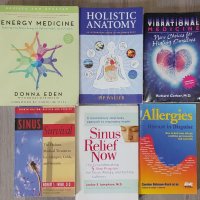 Книги на здравна тематика - енергийна, холистична и вибрационна медицина, алергии, синузит, снимка 1 - Специализирана литература - 40298339