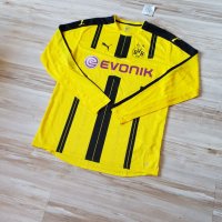 Оригинална мъжка тениска с дълъг ръкав Puma DryCell x Borussia 09 Dortmund / Season 16-17 (Home), снимка 2 - Блузи - 37213060