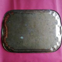 стара бронзова табла,поднос, снимка 4 - Антикварни и старинни предмети - 29778558