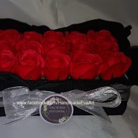 Подарък за жена- кутия с ароматни сапунени рози(червени, розови или бели) в  Подаръци за рожден ден в гр. София - ID39670070 — Bazar.bg