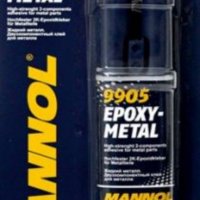 Лепило течен метал MANNOL -Epoxy Metal 30ml, снимка 1 - Аксесоари и консумативи - 37172761