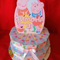 Картонена торта Peppa Pig 13 , снимка 1 - Други - 26738336