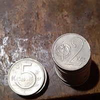 Лот Монети Чехословакия, снимка 1 - Нумизматика и бонистика - 37146138