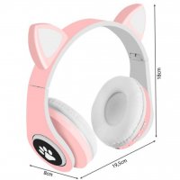 Безжични слушалки с котешки уши , снимка 9 - Безжични слушалки - 40008439