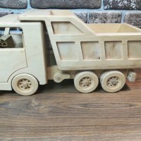 Дървен макет на камион - Самосвал – Craft Camp, снимка 2 - Коли, камиони, мотори, писти - 44148110