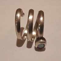 Сребърни дамски пръстени с камъни , снимка 12 - Пръстени - 43243039