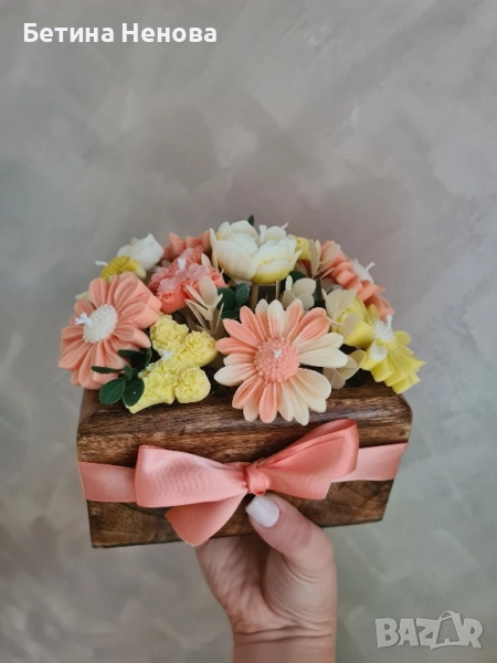 Букет от соеви цветя , снимка 1