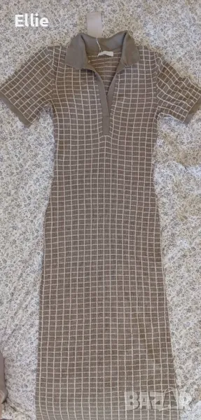 Нова рокля с етикет "LeGer" в маслинено зелено, снимка 1