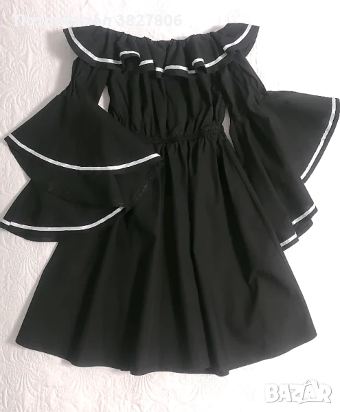 Официална рокля голи рамене, снимка 1