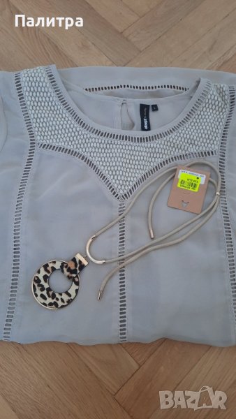 Ефирна туника р-р L +колие, снимка 1