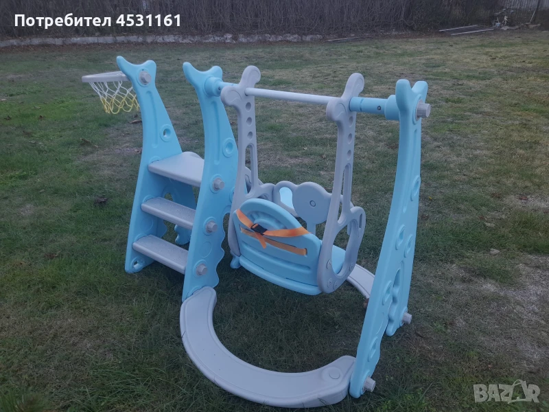 Детска люлка с пързалка, снимка 1
