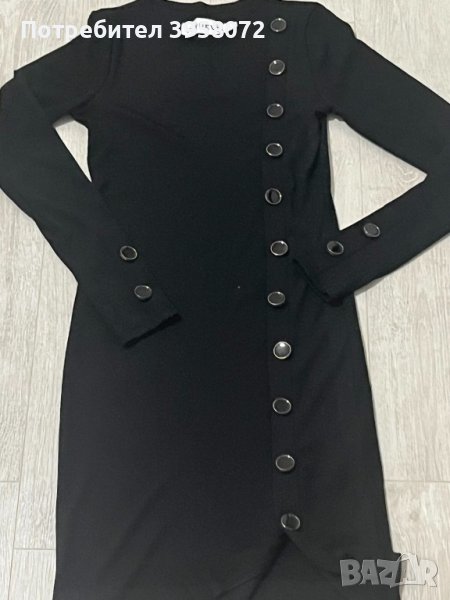 Къса черна рокля размер S, снимка 1