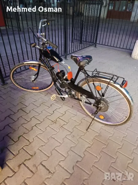 велосипед мотор 100 кубика черен, снимка 1