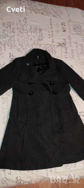 сиво палто S/М(34), снимка 1