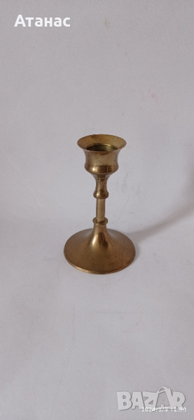 Бронзов свещник , снимка 1