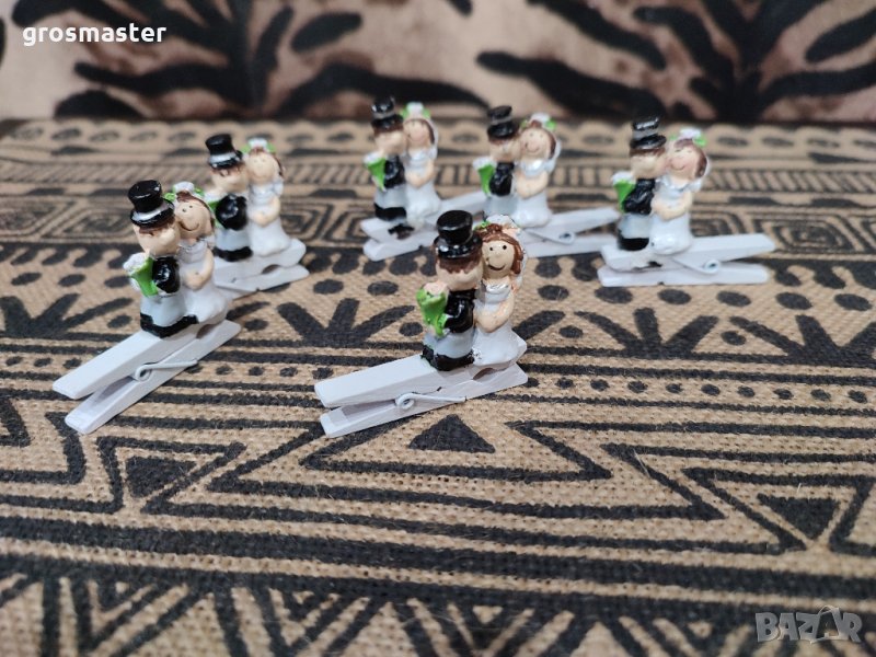 НОВО! 24бр. щипки за декорация - сватба!, снимка 1