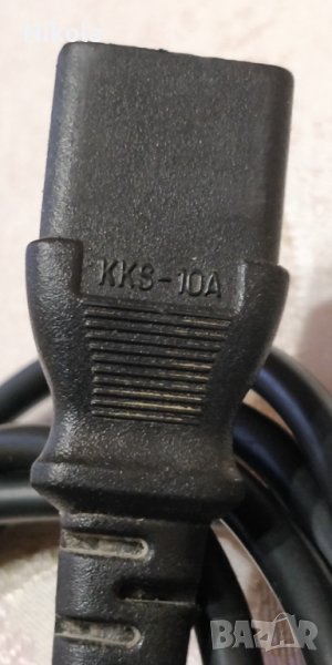 Захранващ кабел за захранване/компютър прав 1,5m 220V 10A, снимка 1