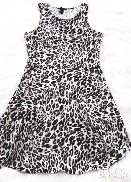 Дамска тигрова рокля H&M размер Л, снимка 1