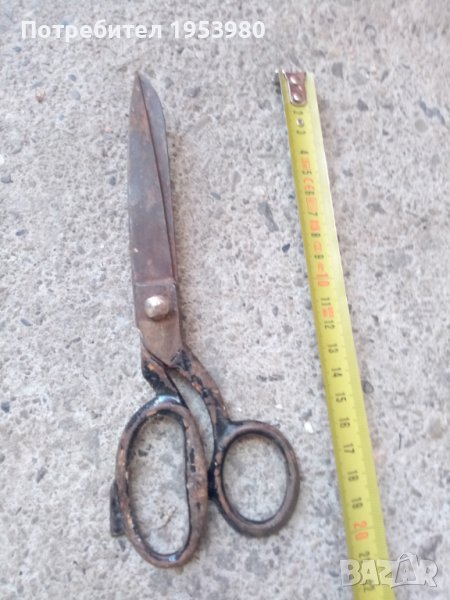 Стара шивашка ножица, снимка 1