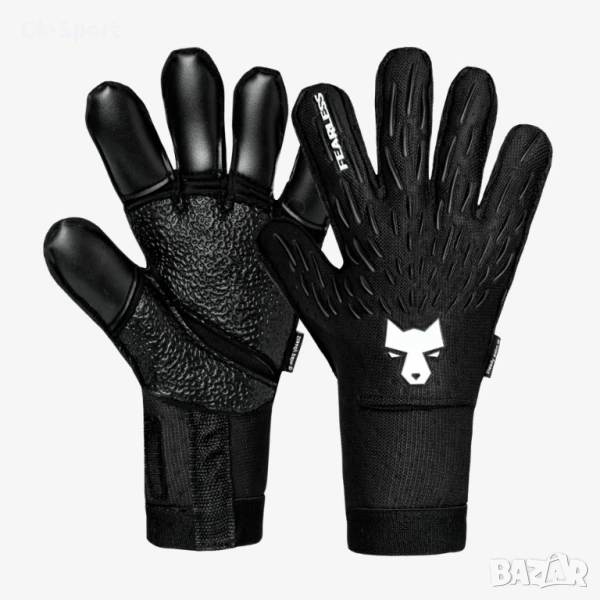 Вратарски ръкавици Fearless WOLF IRONPALM ONYX BLACK размер 6,7,9, снимка 1