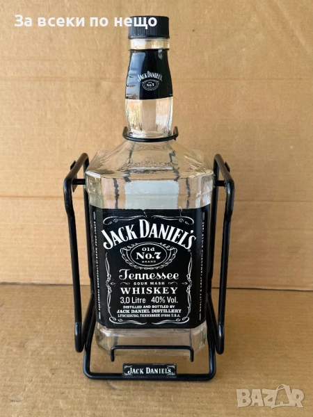 Люлка, Бутилка от Уиски JACK DANIELS (Джак Даниелс) 3L, снимка 1