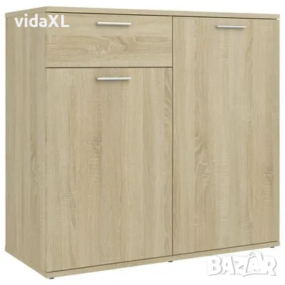 vidaXL Бюфет, дъб сонома, 80x36x75 см, инженерно дърво（SKU:805773）, снимка 1