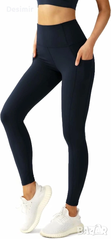 Дамски спортен клин с висока талия QUEENIEKE – син, XXL, снимка 1